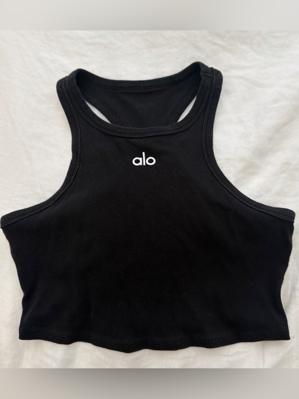 Alo Black Ribbed Aspire Tank